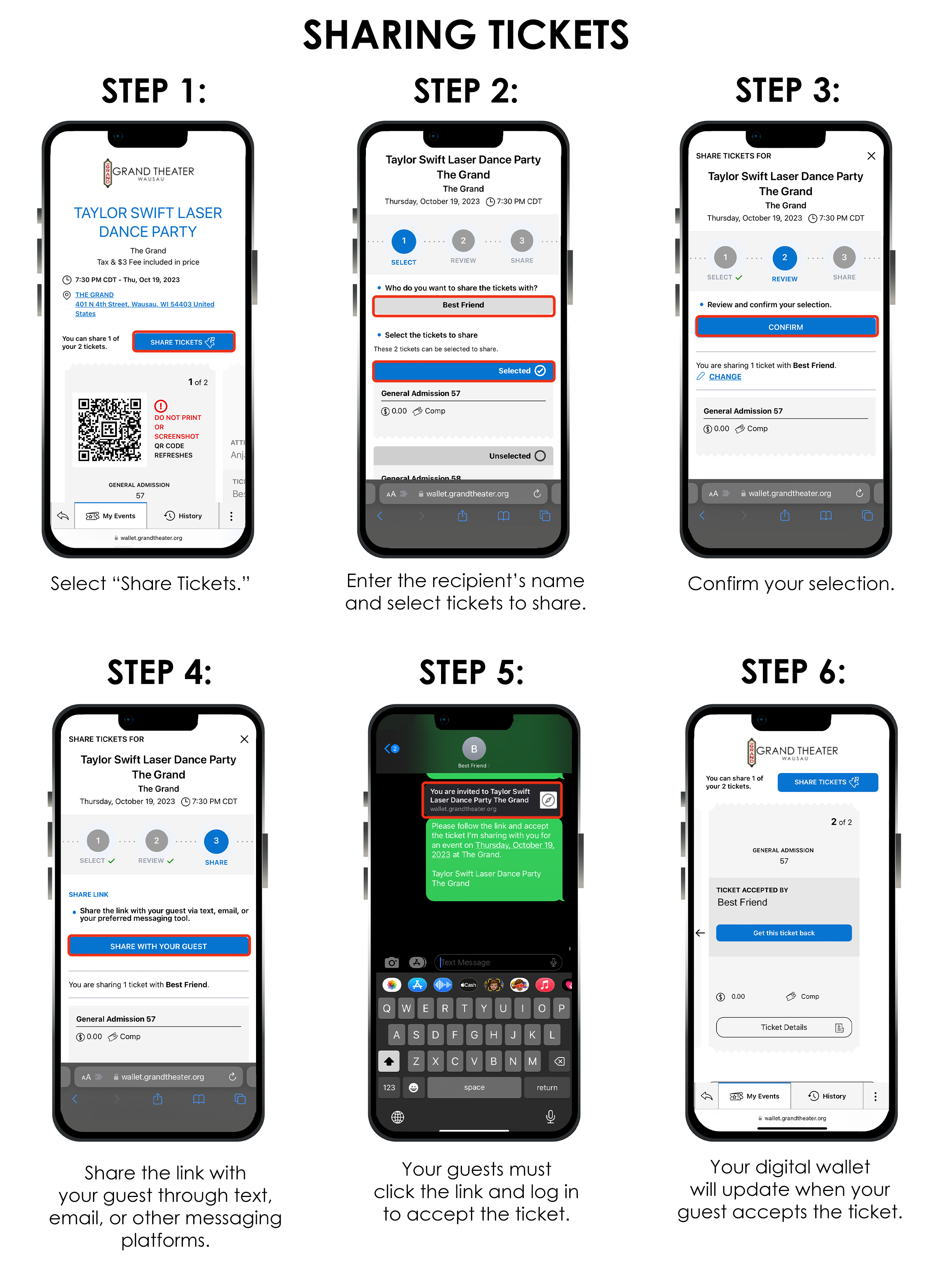 Digital Tickets